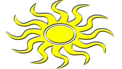 sun vector illustration