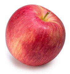 Fresh Apple  on white background, San Fuji Apple isolated on white background. With clipping path.
