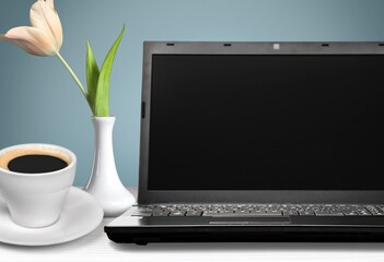 Fototapeta premium Laptop.