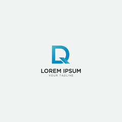 DQ home logo abstract letter monogram