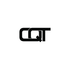 cqt letter original monogram logo design