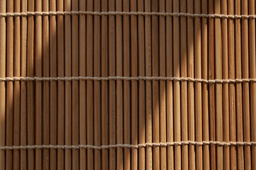 Background of the bamboo cooking mat