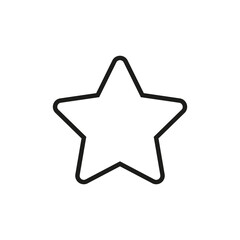 Star vector icon. Star symbols isolated.