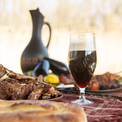 lamb ribs with beer