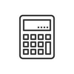 Calculator education  icon vector .