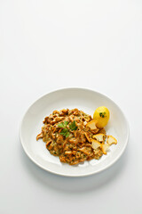 Eierschwammerlgulasch