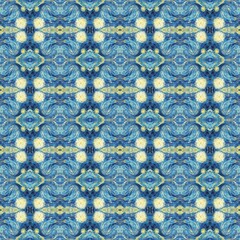 Van Gogh Notte Stellata Pattern Geometrico 21
