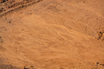 Brown mud and sand, texture and background for design, used for 3d models