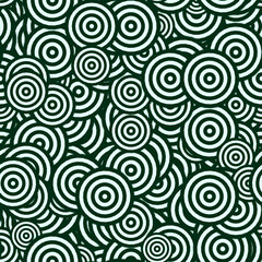 Abstract Figures Seamless Pattern - Repeating ornament for textile, wraping paper, fashion etc.