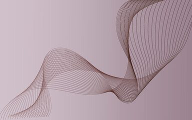 Abstract purple background with gold curly lines. Web site page design 