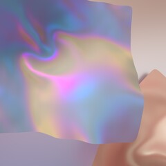 3D Abstract Holographic Render