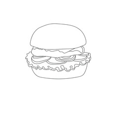 Hamburger illustrator