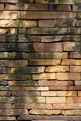 Old dirty brick wall background, Historycal brick background