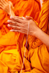 Monks of the religious rituals, Buddhist ceremony