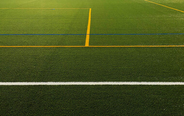 corner of a football field