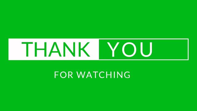 Thanks For Watching Intro | Thank You Background | Thank You Motion Graphics | Abstract Thank You Template 
