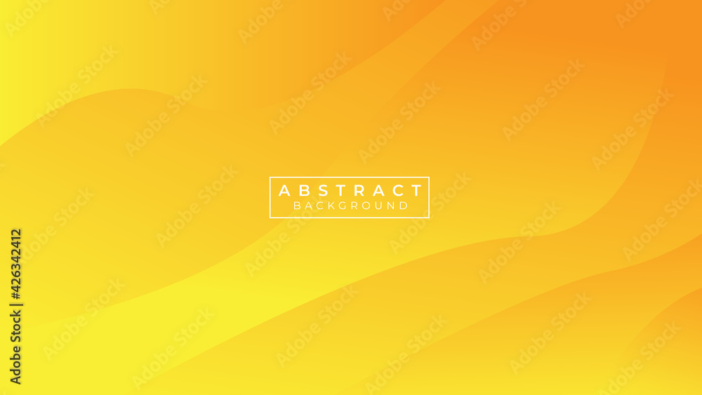 Poster abstract minimal background with orange color