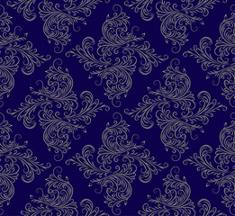 The Seamless dark background with pattern.