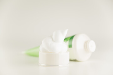 tube with medical cream isolated
