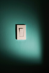 light switch on a wall