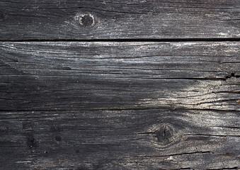 Abstract background. Old wooden blackened wall