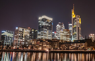 Fototapeta na wymiar Frankfurt by night I