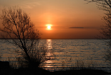 Sunrise over Lake Ontario Canada