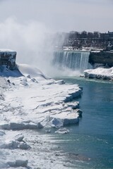 Obraz premium Niagara Falls New York in winter