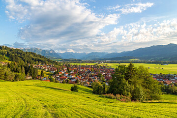 Burgberg - Allgäu - Sommer - Panorama - Ortsansicht