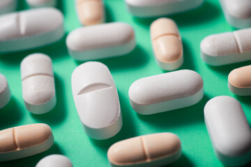 Pills close up