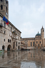 Fototapeta na wymiar Ascoli Piceno, district of Ascoli Piceno, Marche, Italy, Europe, Piazza del Popolo