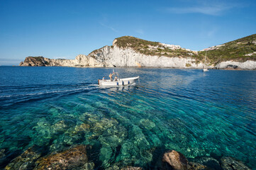 Ponza, Pontine Islands, Latina district, Latium, Lazio, Italy, Europe, National Park of Circeo, ...