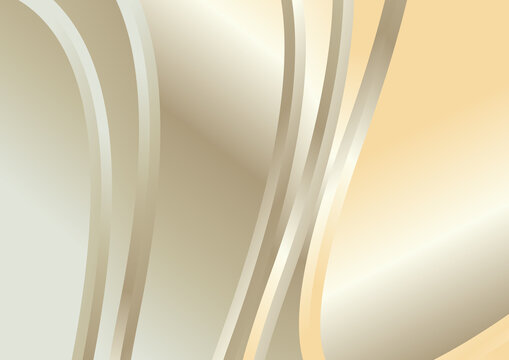 Wavy Light Brown Gradient Background Vector