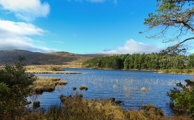 Glenveagh National Park in Ireland, hiking trip in nature.