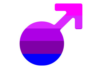 LGBT pride flag, rainbow flag background. Multicolored peace flag movement. Original colors symbol.