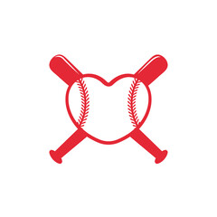 Vector sports monogram. Baseball ball text box Leave a place for the team name text.