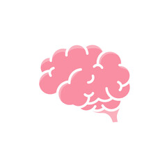 Human brain vector Wavy Symbol of learning Intelligence and an optimistic attitude