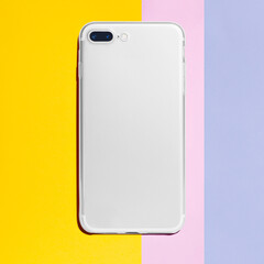 Clear phone case mock up