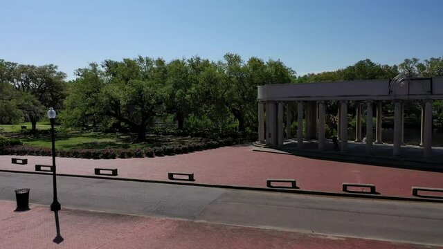 Droning from the Pavilion at City Park to the city of New Orleans