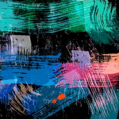 Foto op Canvas abstract colorful background pattern, with paint strokes and splashes, design template © Kirsten Hinte