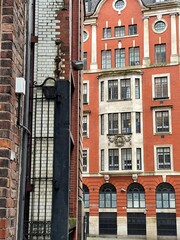Fototapeta na wymiar Old buildings in Manchester City centre. 