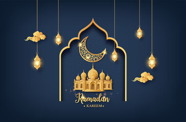 Ramadan Kareem greeting card