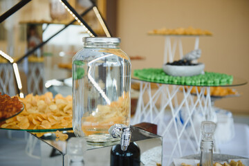 Many small desserts close together