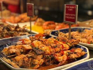 grilled seafood