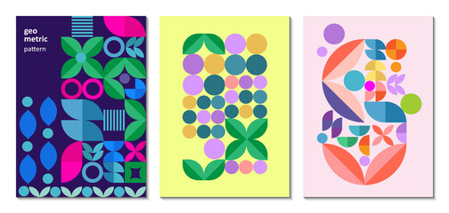 Elegant textured business card set, geometric energetic shapes, modern design. Vector illustration.