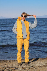 Trekking around volcanoes. Pristine northern nature