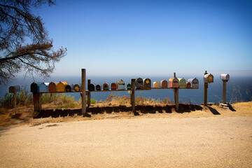 Fototapeta premium beach huts on the beach