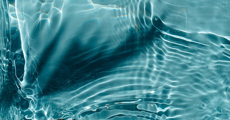 Cosmetic blue  clear liquid transparent cream. Hyaluronic acid cosmetic gel. Skin care blue...