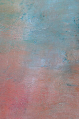 abstract creative background: multicolored blurred spots of colored primer when toning the canvas, temporary object.