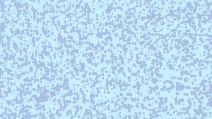 Blue background with voluminous bubbles, 3D rendering